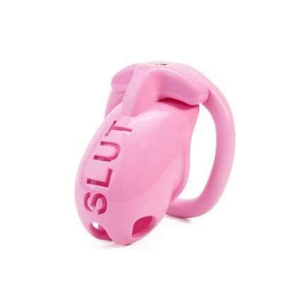 SLUT Compact Male Chastity Cage