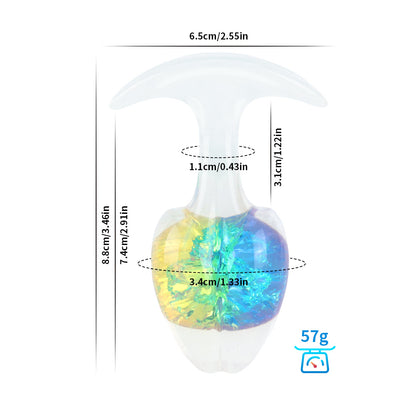Bean Sprout Crystal Butter Plug- 9Colors