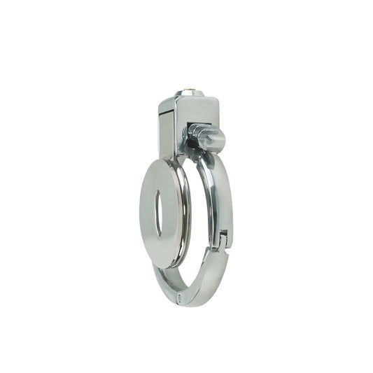 All-Metal Adjustable Chastity Device – Lightweight 100g, 40–63mm Fit