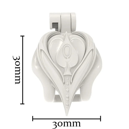 3D Ultra Compact Shield Chastity Cage – Lightweight Resin Device for Discreet Daily Wear