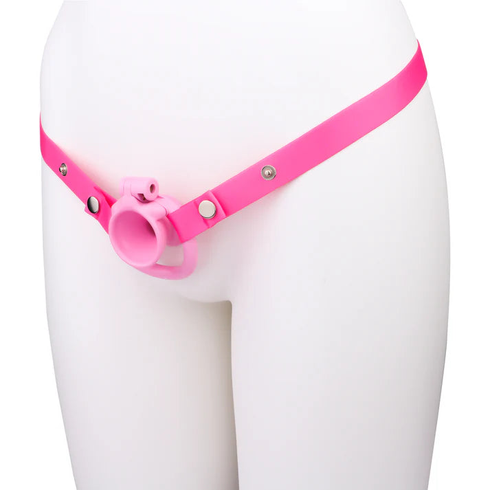 3D Printed Resin Hourglass Male Chastity Cage