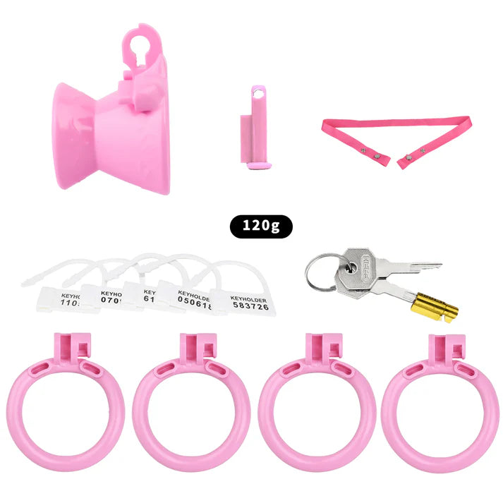 3D Printed Resin Hourglass Male Chastity Cage