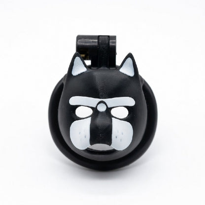 Puppy Play Bulldog Chastity Cage – Cute Resin Locking Device for Men