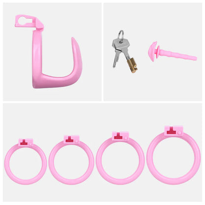 Semi-Open Male Chastity Cage – ABS Resin