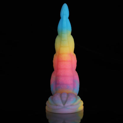 Octopus Tail Fantasy Dildo – Blue, Yellow & Purple