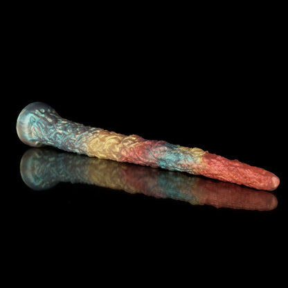 Vine Rainbow Tentacle Dildo Anal Plug – Fantasy Silicone Toy with Suction Base & Textured Design