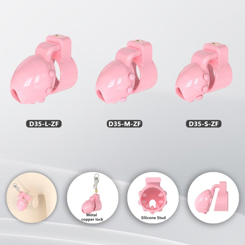 Ringless Head-Enclosing Chastity Lock
