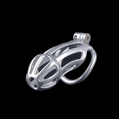 3D Printed Male Chastity Cage – Lightweight Penis Lock with 5 Rings for Erection Control & Bondage Fun