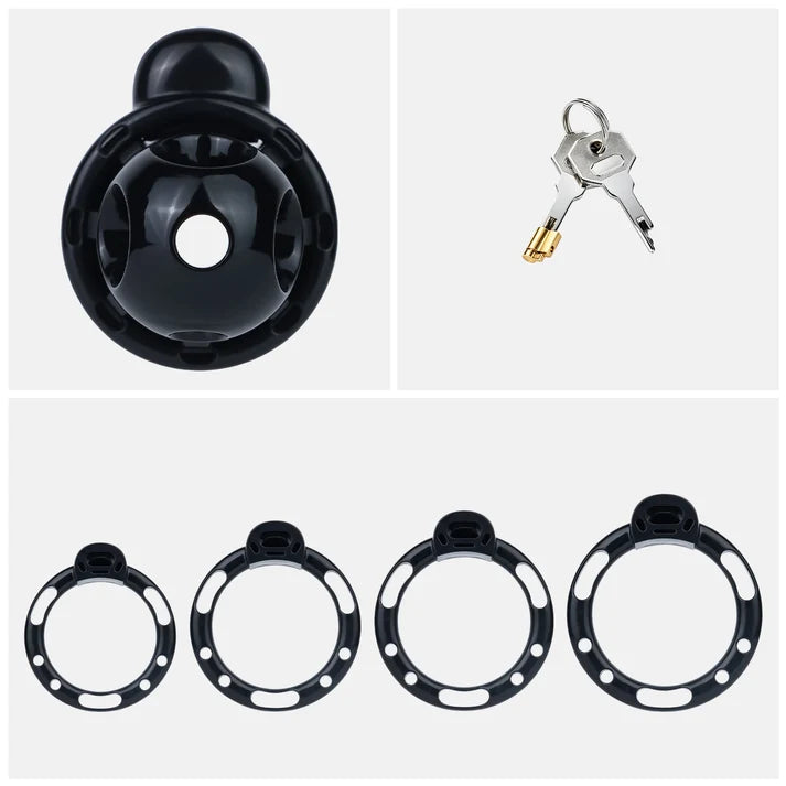 Vibrating Chastity Cage with Optional Remote Vibrator