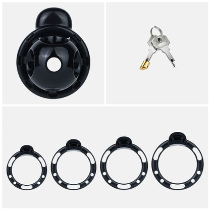 Vibrating Chastity Cage with Optional Remote Vibrator