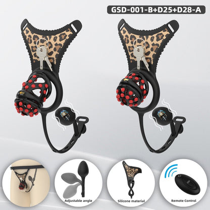 Silicone Soft Nail Modular Chastity Cage System GSD Wearable Chastity Device