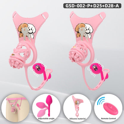 Silicone Soft Nail Modular Chastity Cage System GSD Wearable Chastity Device