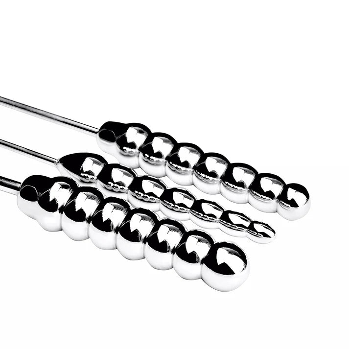 Multiple Layers Ripple Spheres Urethral Sounding Rod