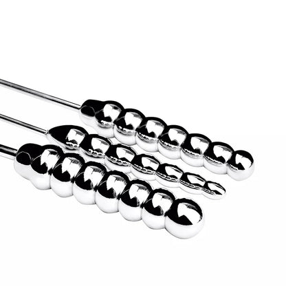 Multiple Layers Ripple Spheres Urethral Sounding Rod