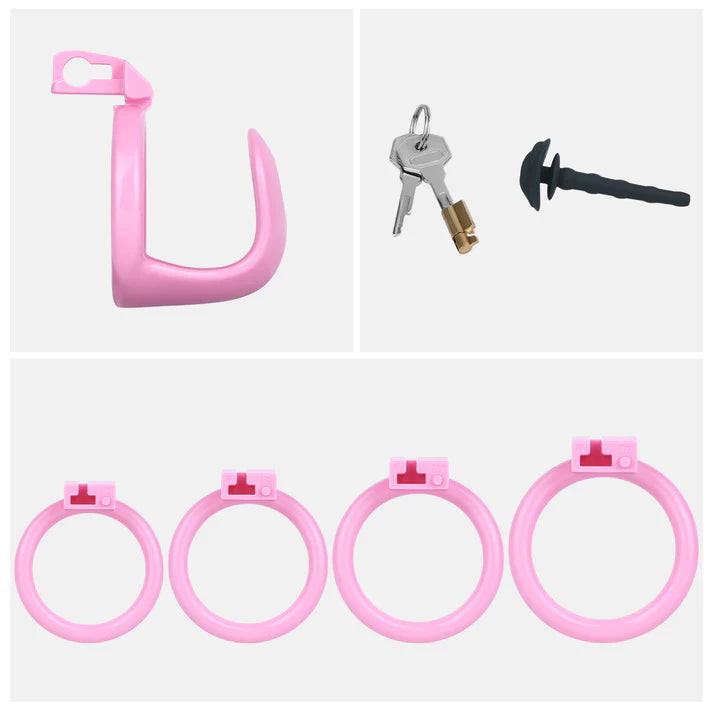 Semi-Open Male Chastity Cage – ABS Resin
