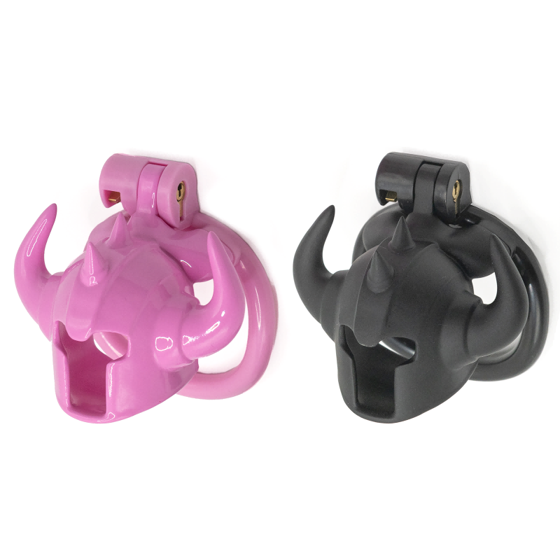 Minotaur Guard Horned Bull Armor Resin Chastity Cage – Taurus-Inspired Lightweight, Durable Male Chastity Device