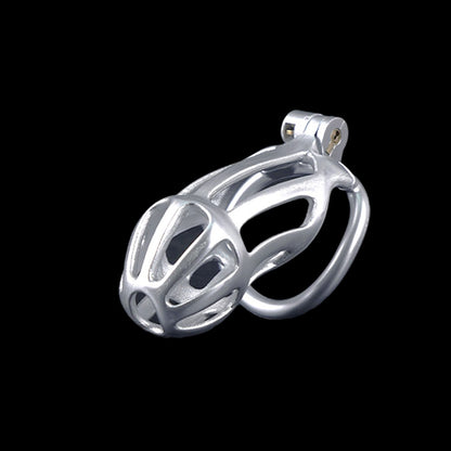 3D Printed Male Chastity Cage – Lightweight Penis Lock with 5 Rings for Erection Control & Bondage Fun