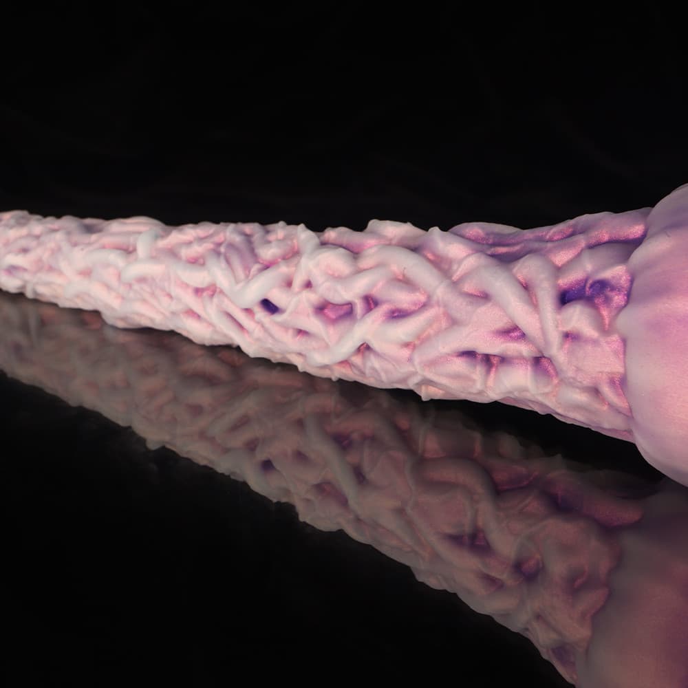Vine Purple Tentacle Dildo – Artistic Fantasy Silicone Toy with Elegant Gradient