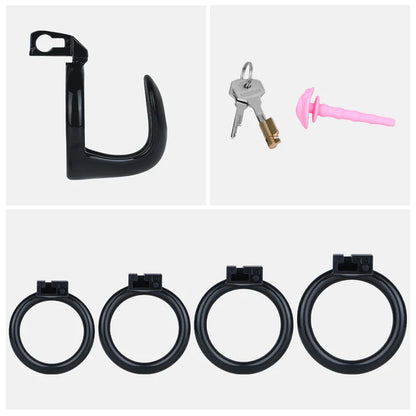 Semi-Open Male Chastity Cage – ABS Resin