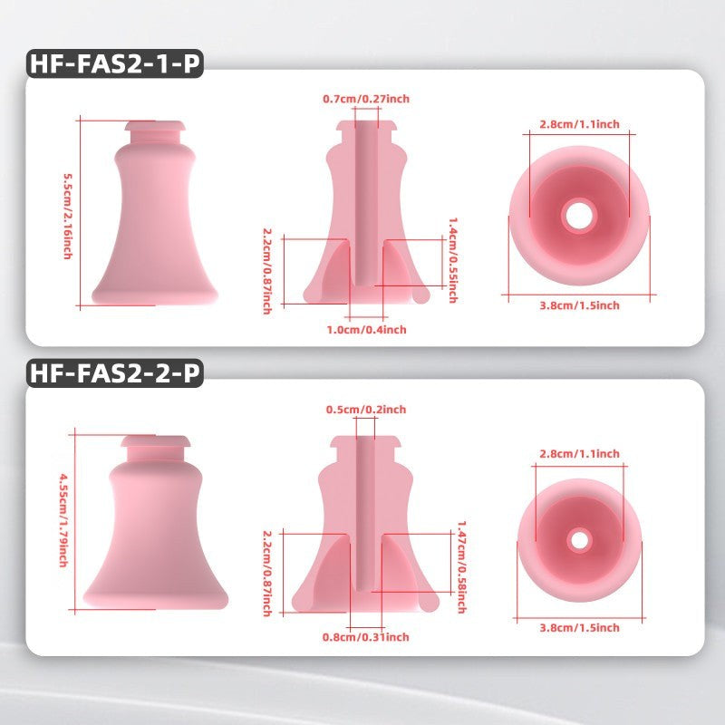 Gen 2 sectional dimensions: L overall length 55 mm, S overall length 45.5 mm, with 7 mm and 5 mm marked channel openings.