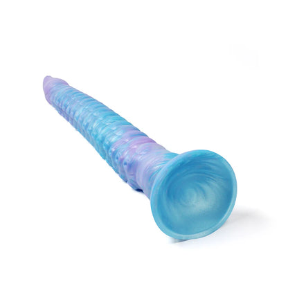 Consolador con tentáculo de pulpo que brilla en la oscuridad | Plug anal azul degradado y morado