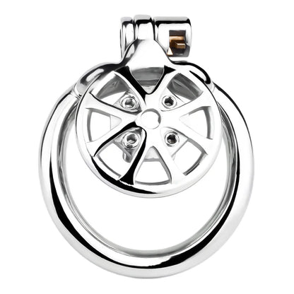 Stainless Steel Cock Torture Device with Removable Spikes | Adjustable Spiked Chastity Cage