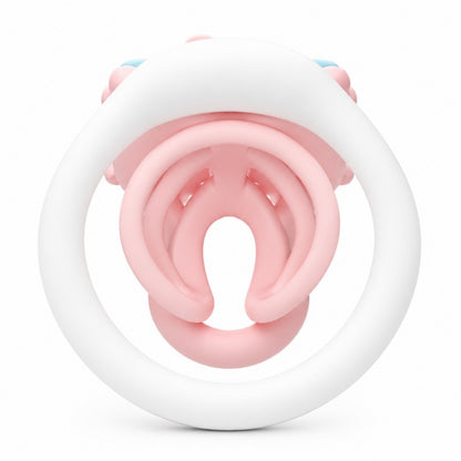 Pastel Bow Cage – 3D Printed Kawaii Aesthetic Wearable Design