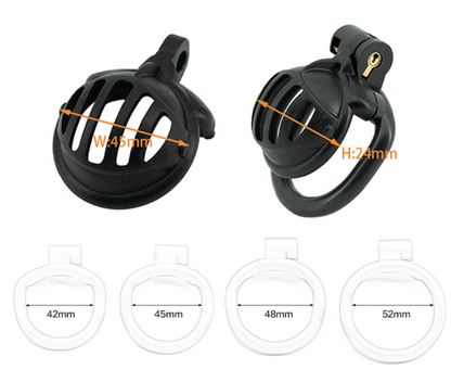 Knight helmet chastity lock