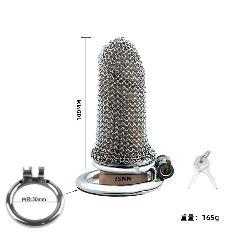 Jaula de castidad de malla: armadura de fantasía medieval para tus batallas más privadas