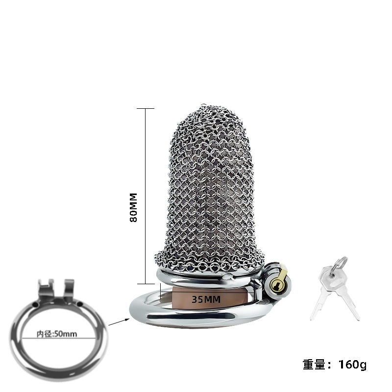 Jaula de castidad de malla: armadura de fantasía medieval para tus batallas más privadas