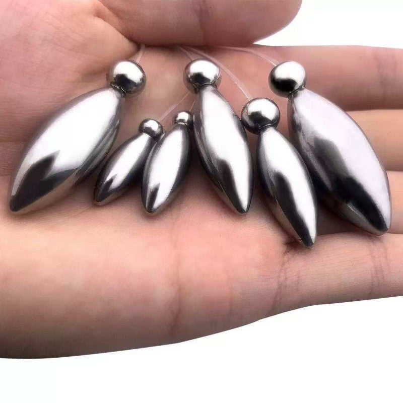 Capsule-Shaped Prostate Massager with Nylon Cord and Pull Ring