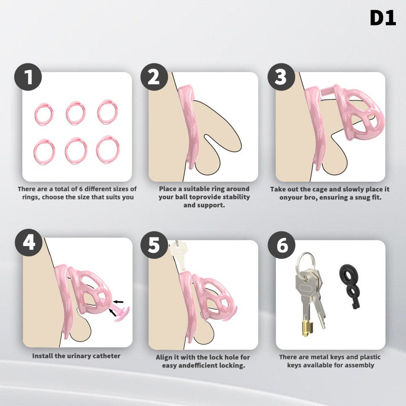 Cobra Upgrade Chastity Lock System | GSD Compatible Modular Ring Design