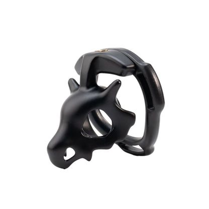 Dinosaur Fossil Skull Chastity Cage – Biomechanical Resin Design 🦴