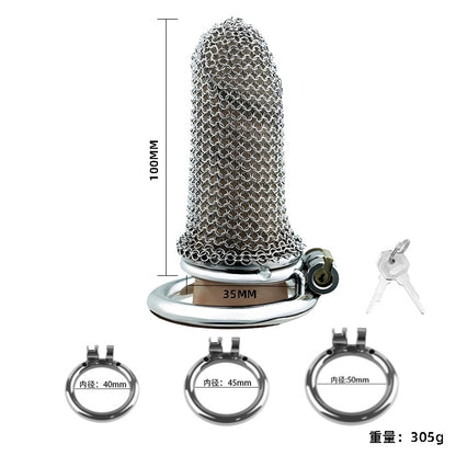 Jaula de castidad de malla: armadura de fantasía medieval para tus batallas más privadas