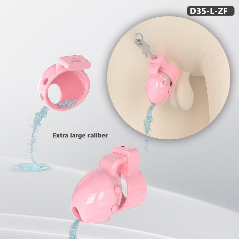 Ringless Head-Enclosing Chastity Lock
