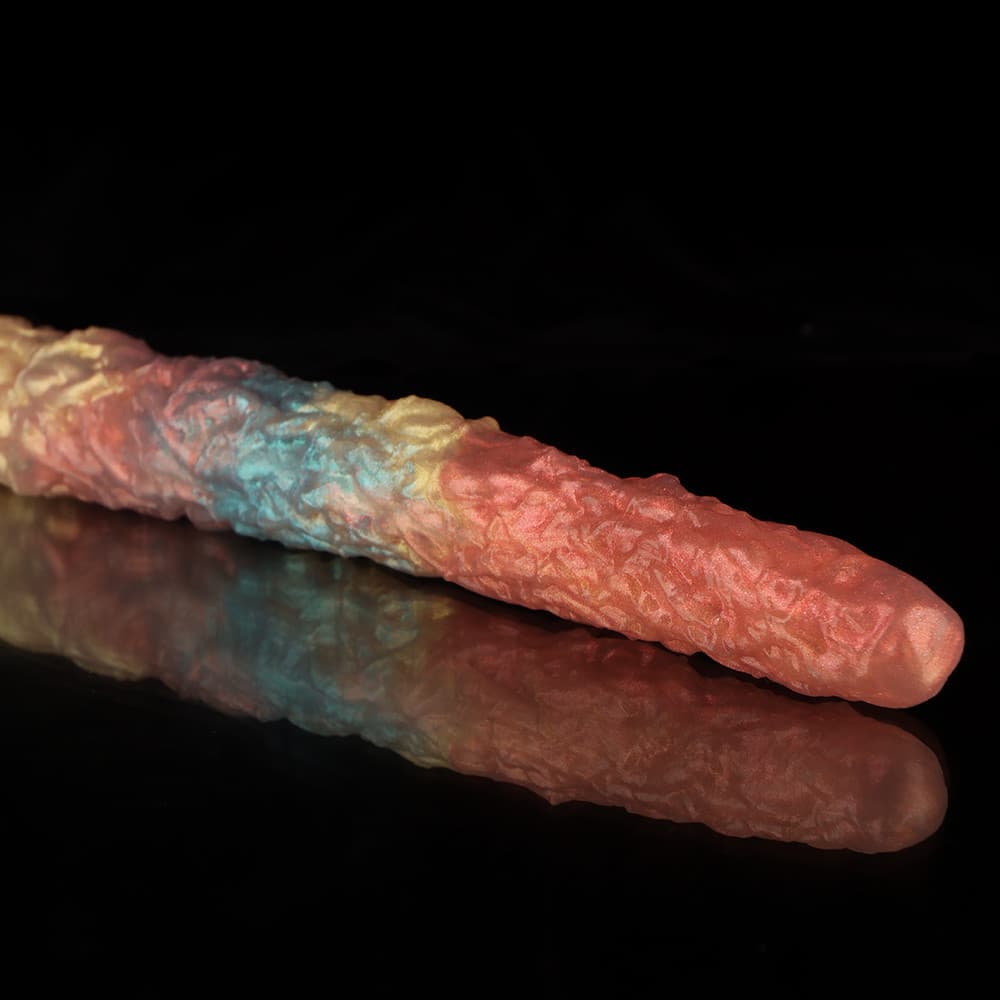Vine Rainbow Tentacle Dildo Anal Plug – Fantasy Silicone Toy with Suction Base & Textured Design