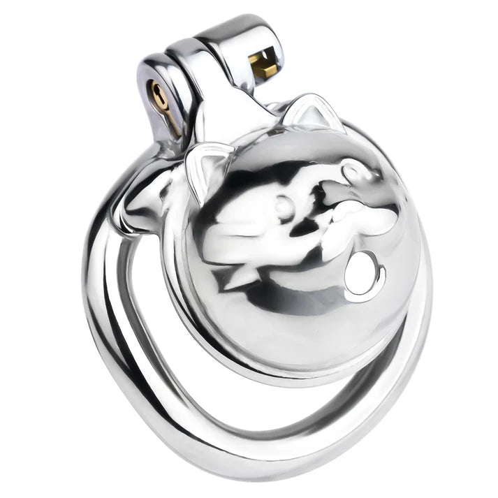 Cat Face Mini Chastity Cage – Cute, Compact & Comfortable Resin Design
