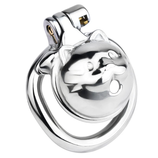 Cat Face Mini Chastity Cage – Cute, Compact & Comfortable Resin Design
