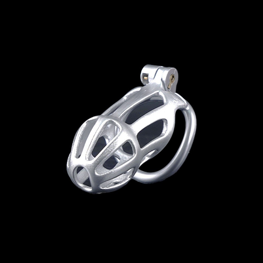 3D Printed Male Chastity Cage – Lightweight Penis Lock with 5 Rings for Erection Control & Bondage Fun