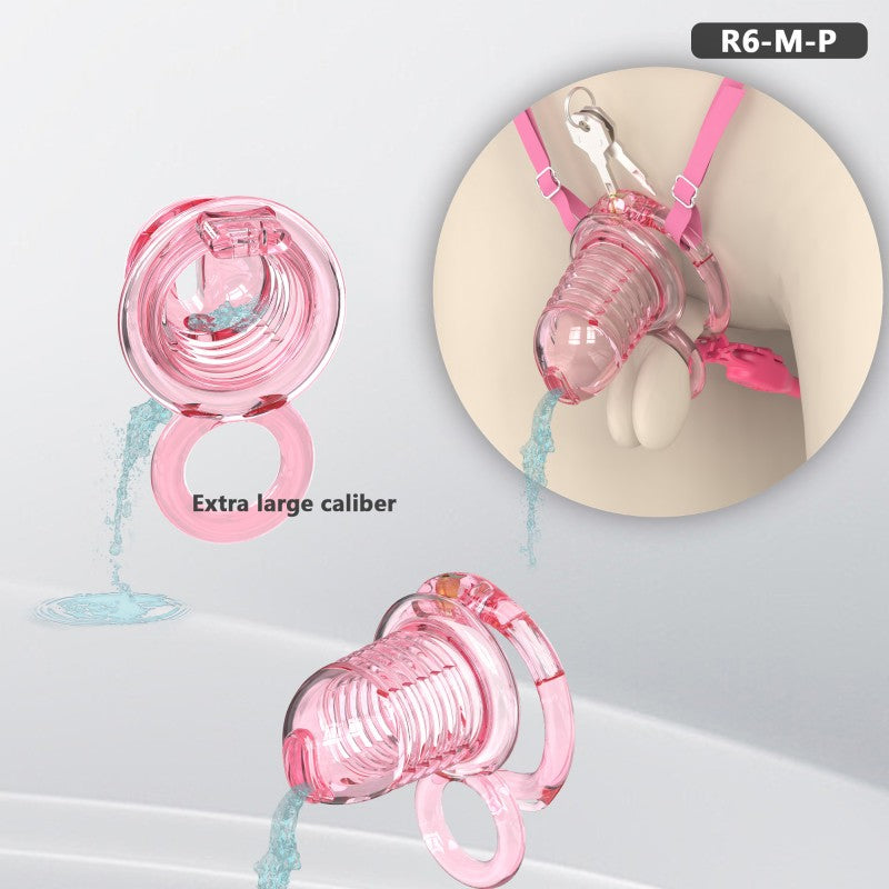 Transparent Flexible Chastity Cage with Stretchable Design