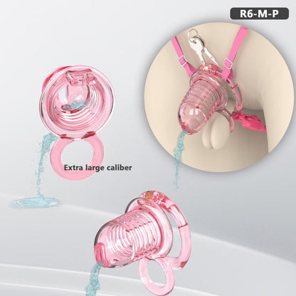 Transparent Flexible Chastity Cage with Stretchable Design