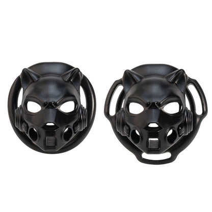 Mecha Leopard Resin Chastity Cage | 4- or 6-Ring Set