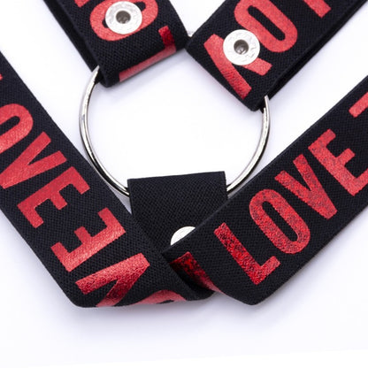 Three-Way Support Strap | Sparkle Series Adjustable Support Harness with LOVE Design