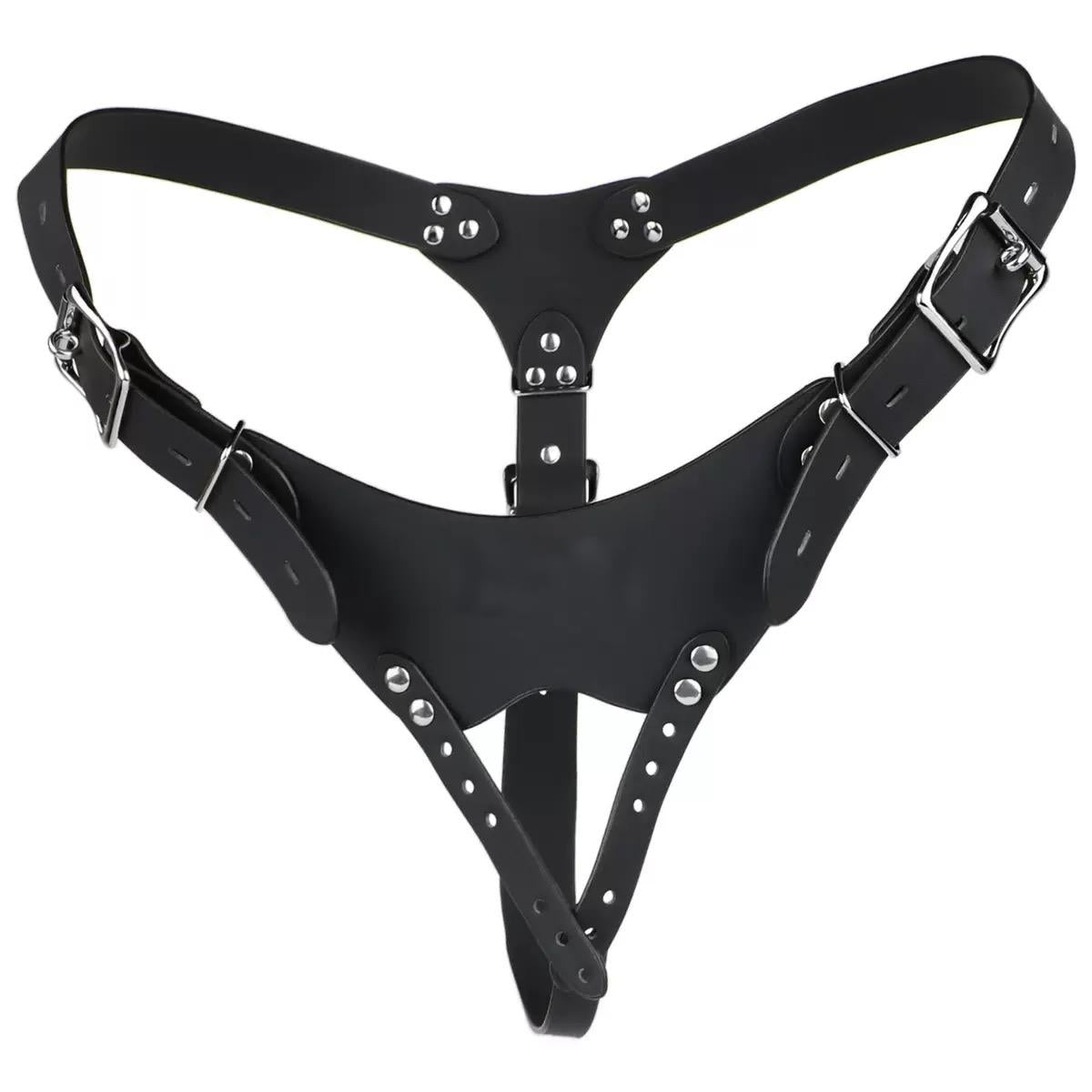 Leather Chastity Support Strap