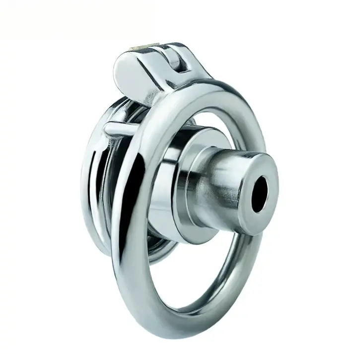 Inverted Double Cylinder Flat Chastity Cage
