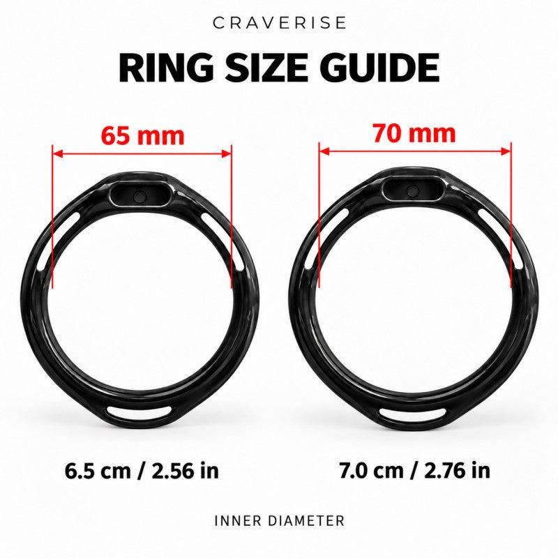Large Chastity Cage Base Ring – 65mm / 70mm