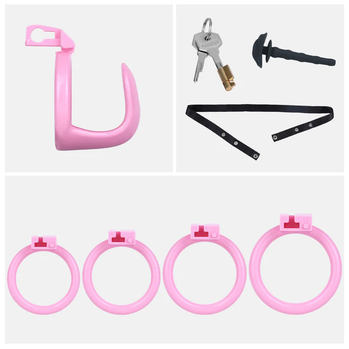 Semi-Open Male Chastity Cage – ABS Resin