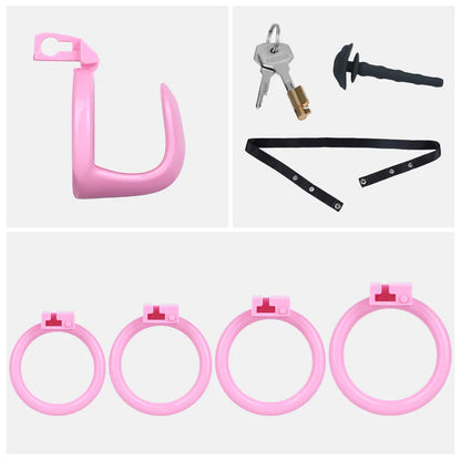 Semi-Open Male Chastity Cage – ABS Resin