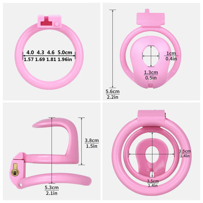 Semi-Open Male Chastity Cage – ABS Resin
