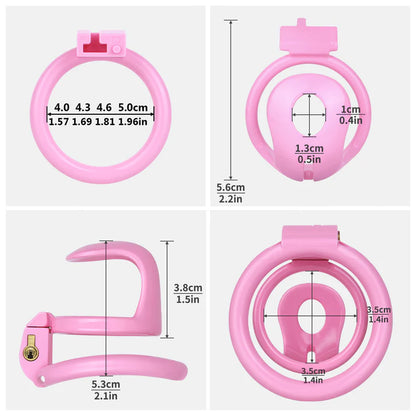 Semi-Open Male Chastity Cage – ABS Resin